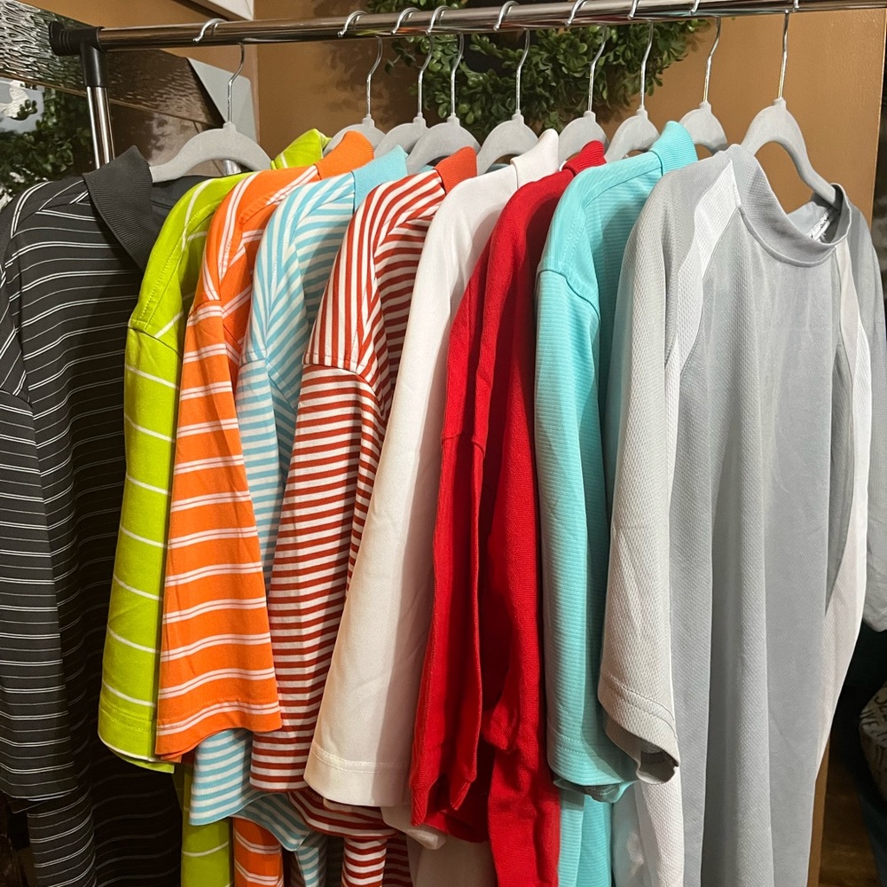 2xl polo shirts for men .All good condition .$10 each